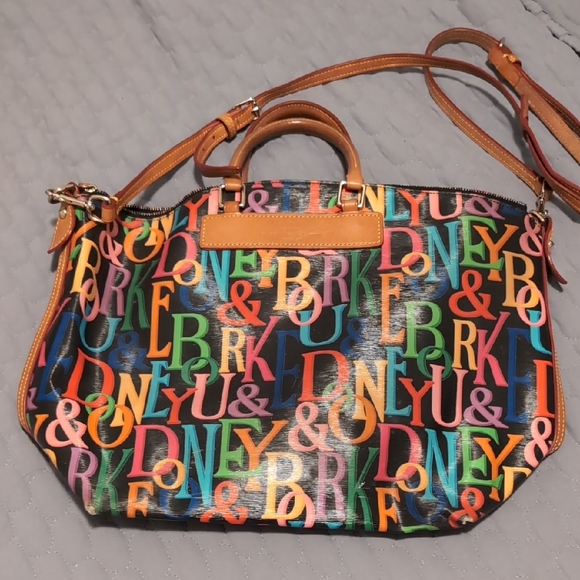 Dooney & Bourke Handbags - Dooney & Bourke Multicolor Logo Shoulder Bag